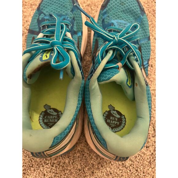 Brooks Ravenna 7 R7 Running Shoes Athletic Sneakers Blue Green Women's Size 11 - Picture 5 of 12